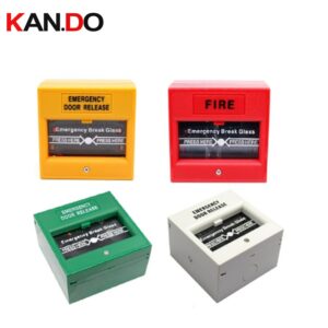 Button Switch Emergency Door Release Door Exit Button Glass Break Alarm Button for Door Access Control Red Yellow White Green