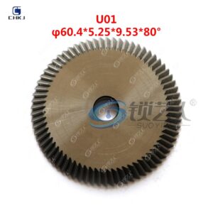 CHKJ High-speed Steel Double-Sided Angle Knife φ60.4*5.25*9.53*80° For SILCA UNOCODE 299 399 Key Cutting Machine Locksmith