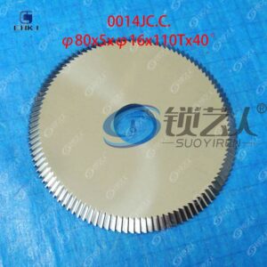 CHKJ Milling Cutter 80x5x16x110Tx40° For Competitive P2/P1, Wenxing 100G2/100G3/Q29/100G5 Key Cutting Machine Locksmith