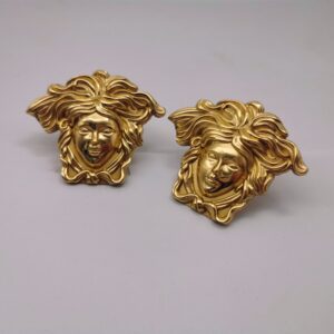 Drawer Knobs Pure Copper Portrait Drawer Cabinet Door Wardrobe Locker Handle Single Hole Furniture Knobs Handles Accessories