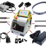 Spare Part Repair Kit For SEC E9 Auto Key Cutting Machine Milling Cutter Power adapter Car Charger Locksmith Tool