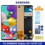 Super Amoled A51 For Samsung Galaxy A51 A515 Lcd Display Touch Screen Digitizer Assembly Parts For Samsung A515 A515FN/DS A515F