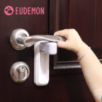 EUDEMON Door Lever Lock,Baby Proofing Door handle Lock,Childproofing Door Knob Lock Easy to Install and Use 3M VHB Adhesive